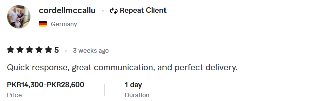 Client Testimonial